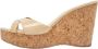 Jimmy Choo Pre-owned Leather sandals Beige Dames - Thumbnail 1