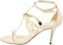 Jimmy Choo Pre-owned Leather sandals Beige Dames - Thumbnail 1