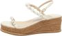 Jimmy Choo Pre-owned Leather sandals Beige Dames - Thumbnail 1