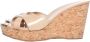 Jimmy Choo Pre-owned Leather sandals Beige Dames - Thumbnail 1