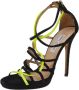 Jimmy Choo Pre-owned Leather sandals Black Dames - Thumbnail 1