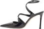 Jimmy Choo Pre-owned Leather sandals Black Dames - Thumbnail 1