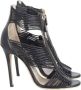 Jimmy Choo Pre-owned Leather sandals Black Dames - Thumbnail 1