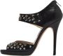 Jimmy Choo Pre-owned Leather sandals Black Dames - Thumbnail 1