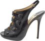 Jimmy Choo Pre-owned Leather sandals Black Dames - Thumbnail 1