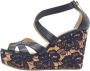 Jimmy Choo Pre-owned Leather sandals Blue Dames - Thumbnail 1