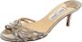 Jimmy Choo Pre-owned Leather sandals Gray Dames - Thumbnail 1