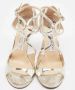 Jimmy Choo Pre-owned Leather sandals Gray Dames - Thumbnail 1