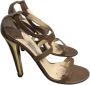 Jimmy Choo Pre-owned Leather sandals Green Dames - Thumbnail 1