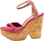 Jimmy Choo Pre-owned Leather sandals Pink Dames - Thumbnail 1