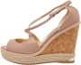 Jimmy Choo Pre-owned Leather sandals Pink Dames - Thumbnail 1