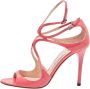 Jimmy Choo Pre-owned Leather sandals Pink Dames - Thumbnail 1