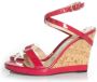 Jimmy Choo Pre-owned Leather sandals Pink Dames - Thumbnail 1