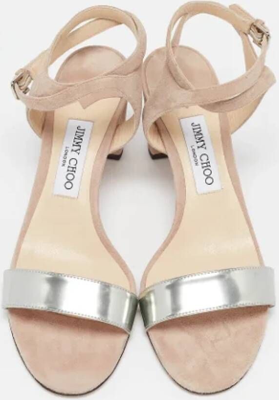 Jimmy Choo Pre-owned Leather sandals Pink Dames