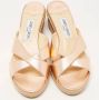 Jimmy Choo Pre-owned Leather sandals Pink Dames - Thumbnail 1