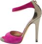 Jimmy Choo Pre-owned Leather sandals Purple Dames - Thumbnail 1