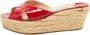 Jimmy Choo Pre-owned Leather sandals Red Dames - Thumbnail 1