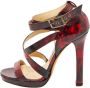 Jimmy Choo Pre-owned Leather sandals Red Dames - Thumbnail 1