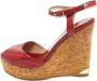 Jimmy Choo Pre-owned Leather sandals Red Dames - Thumbnail 1