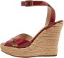 Jimmy Choo Pre-owned Leather sandals Red Dames - Thumbnail 1