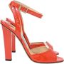 Jimmy Choo Pre-owned Leather sandals Red Dames - Thumbnail 1