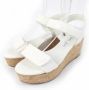 Jimmy Choo Pre-owned Leather sandals White Dames - Thumbnail 1