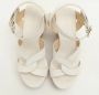 Jimmy Choo Pre-owned Leather sandals White Dames - Thumbnail 1