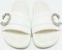 Jimmy Choo Pre-owned Leather sandals White Dames - Thumbnail 1