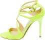 Jimmy Choo Pre-owned Leather sandals Yellow Dames - Thumbnail 1