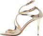 Jimmy Choo Pre-owned Leather sandals Yellow Dames - Thumbnail 1