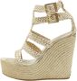 Jimmy Choo Pre-owned Leather sandals Yellow Dames - Thumbnail 1