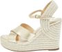 Jimmy Choo Pre-owned Leather sandals Yellow Dames - Thumbnail 1