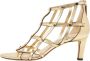 Jimmy Choo Pre-owned Leather sandals Yellow Dames - Thumbnail 1