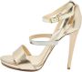 Jimmy Choo Pre-owned Leather sandals Yellow Dames - Thumbnail 1