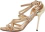 Jimmy Choo Pre-owned Leather sandals Yellow Dames - Thumbnail 1