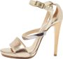 Jimmy Choo Pre-owned Leather sandals Yellow Dames - Thumbnail 1