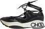 Jimmy Choo Pre-owned Leather sneakers Black Dames - Thumbnail 1