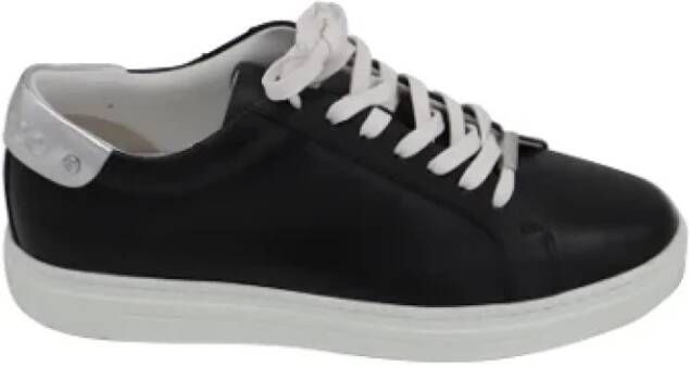 Jimmy Choo Pre-owned Leather sneakers Black Dames