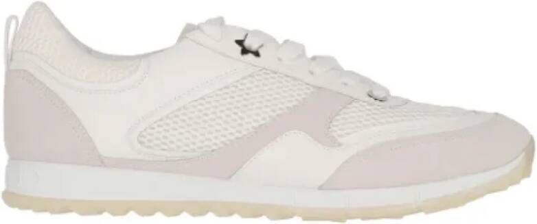 Jimmy Choo Pre-owned Leather sneakers White Heren