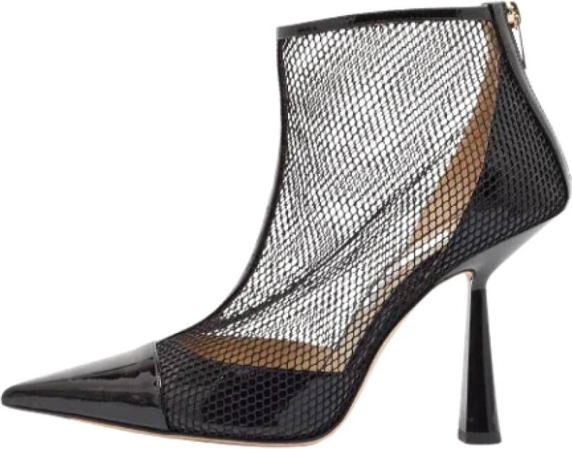 Jimmy Choo Pre-owned Mesh boots Black Dames