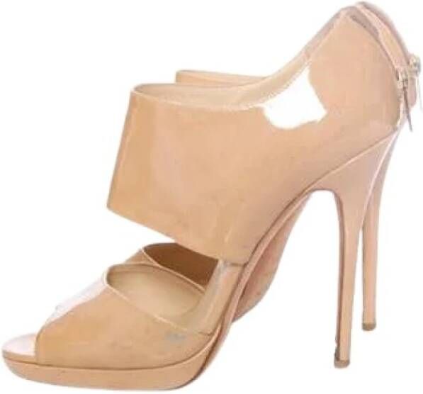 Jimmy Choo Pre-owned Sandalen Beige Dames