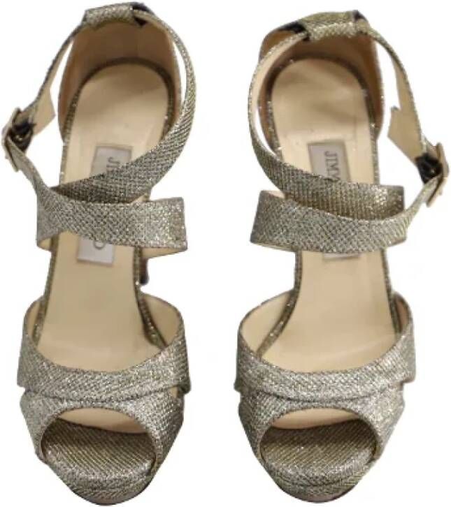 Jimmy Choo Pre-owned Sandalen Gray Dames