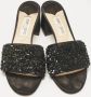 Jimmy Choo Pre-owned Satin sandals Black Dames - Thumbnail 1