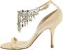 Jimmy Choo Pre-owned Satin sandals Yellow Dames - Thumbnail 1