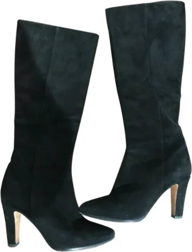 Jimmy Choo Pre-owned Suede boots Black Dames