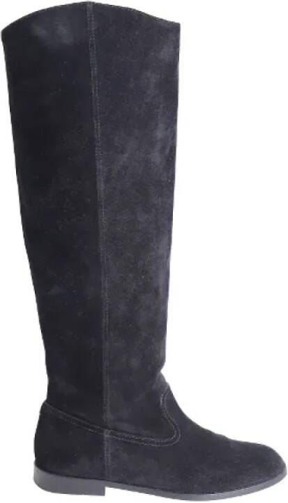 Jimmy Choo Pre-owned Suede boots Black Dames