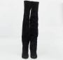 Jimmy Choo Pre-owned Suede boots Black Dames - Thumbnail 1