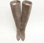 Jimmy Choo Pre-owned Suede boots Gray Dames - Thumbnail 1