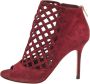 Jimmy Choo Pre-owned Suede boots Red Dames - Thumbnail 1