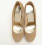 Jimmy Choo Pre-owned Suede heels Beige Dames - Thumbnail 1